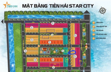 Chính chủ bán đất đẹp khu đô Star City – Bắc Đồng Đầm, nằm đối diện khu công nghiệp Tiền Hải Viglacera