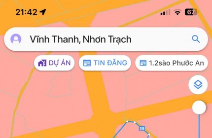 ĐẤT CHÍNH CHỦ - GIÁ TỐT - đường Nguyễn Hữu Cảnh, cách trung tâm huyện Nhơn Trạch 2km