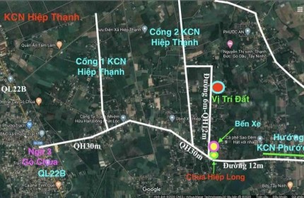 Đất Thổ Cư Gần KCN Hiệp Thạnh - Tây Ninh, Chỉ 550 Triệu Cho 132m²!