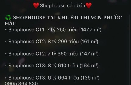 Shophouse cần bán tại Nha Trang