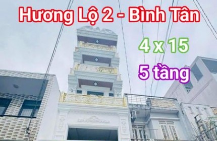 Nhà mới đẹp - 4 tầng - Hương Lộ 2 - Bình Tân - Nhỉnh 6 tỷ