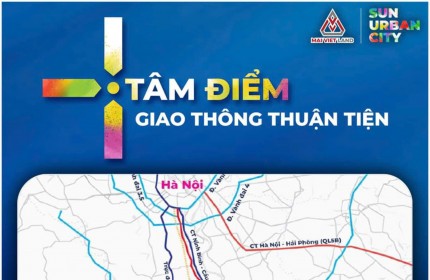 DÃY NHÀ LIỀN KỀ - NHÀ PHỐ TẠI DỰ ÁN SUN URBAN CITY HÀ NAM.