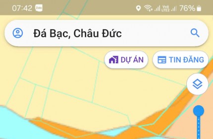 Đất Đá Bạc Châu Đức BRVT. Diện tích 24x40 300m thổ cư,