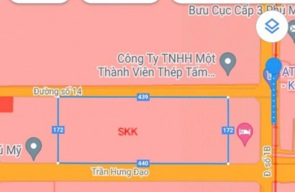 Bán Đất SKK 7,5ha KCN Phú Mỹ, Bà Rịa Vũng Tàu giá 230 tỷ - 123$/m2