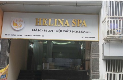 SANG LẠI SPA TẠI NGÕ 21 YÊN XÁ, THANH TRÌ, HÀ NỘI