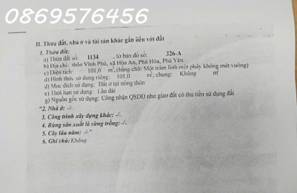 BÁN NHÀ LẦU NGAY XÃ HOÀ AN, HUYỆN PHÚ HOÀ, PHÚ YÊN