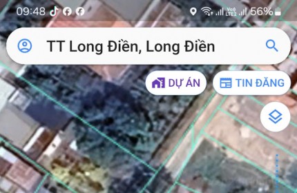 CHỦ BÁN ĐẤT - TRUNG TÂM THỊ TRẤN LONG ĐIỀN. CÁCH ỦY BAN HUYỆN 700M