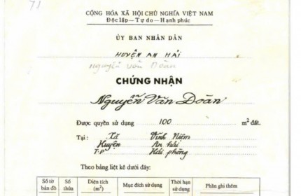 Bán đất mặt đường Thiên Lôi vị trí đẹp, diện tích 100m GIÁ 8.9 tỉ