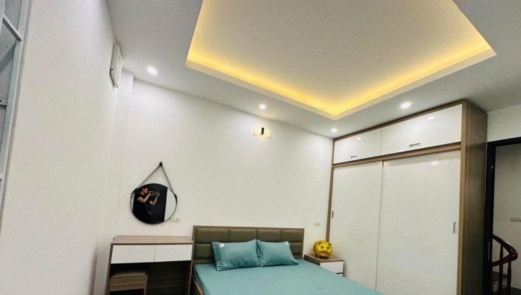 Nhà Vip phố Tân Mai, ô tô vào nhà, lô góc, sổ vuông đẹp, 40m2*5T