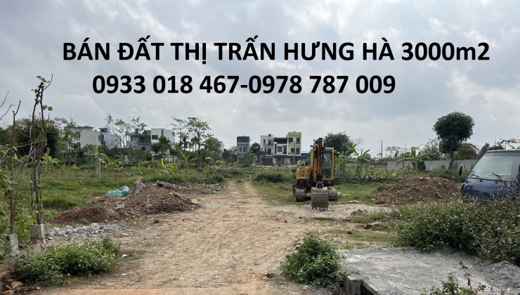 Bán đất thị trấn hưng hà, thái bình 3000m2-6tr/m2-0933 018 467-0978 787 009