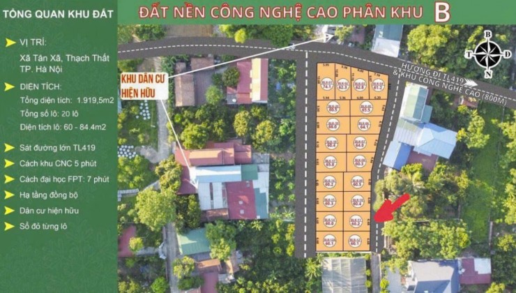 CHÍNH CHỦ CẦN BÁN 2 LÔ ĐẤT ĐẸP - GIÁ TỐT - Vị Trí Đắc Địa TPHN