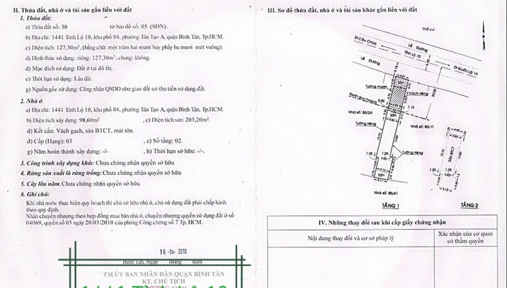 Bán nhà mặt tiền nguyên căn chợ Bà Hom quận Bình Tân, Tỉnh Lộ 10, giá là 22 tỷ