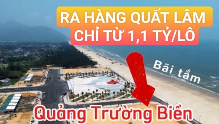 MỞ BÁN CHÍNH THỨC QUỸ ĐẤT THỔ CƯ VEN BIỂN TẠI QUẤT LÂM, NAM ĐỊNH. GIÁ CHỈ HƠN 1.1 TỶ