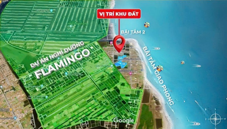 Bán nhanh lô đất gần bãi tắm Giao Phong, Nam Định. 100m2. Vị trí đẹp. Chưa qua đầu tư