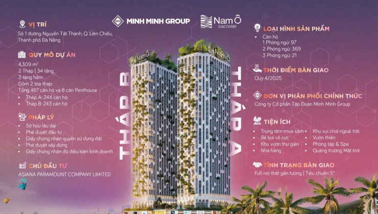 Dự án Nam ô Discovery Mặt tiền đường Nguyễn Tất Thành