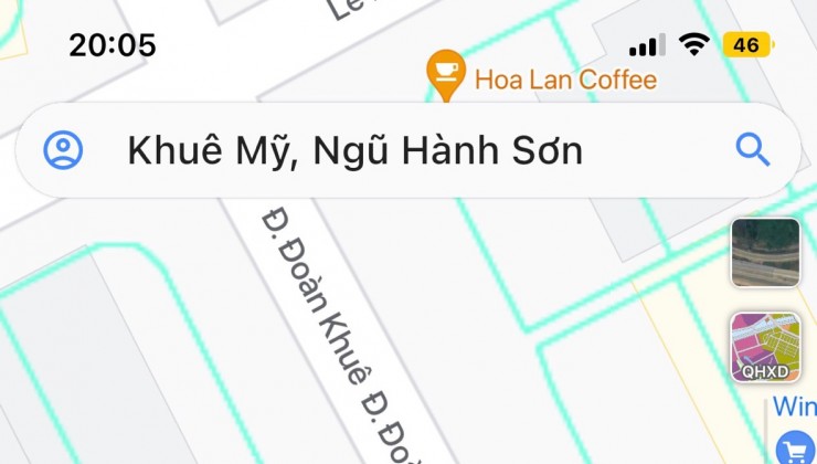 Bán lô 2 mặt tiền BÙI TÁ HÁN và ĐOÀN KHUÊ - khu Nam Việt Á, Ngũ Hành Sơn, Đà Nẵng DT 293m2 giá 24,9 tỷ