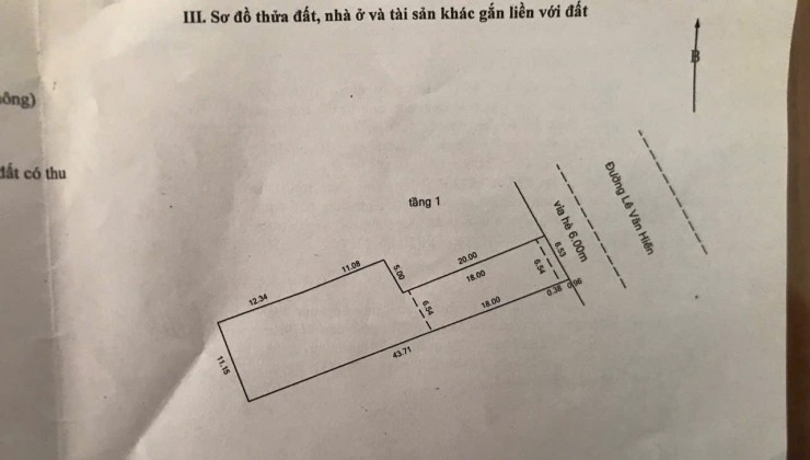 Bán nhà 2 tầng LÊ VĂN HIẾN, Hoà Hải, Ngũ Hành Sơn, Đà Nẵng diện tích 392m2 giá 14,9 tỷ