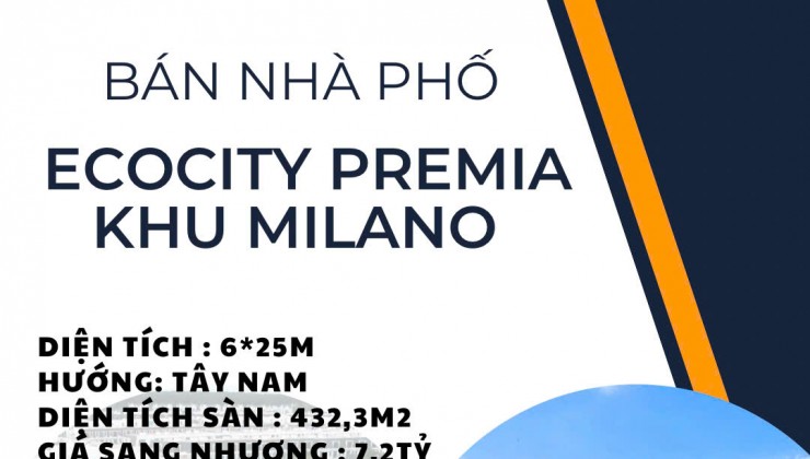 Bán Gấp Nhà Phố Vườn phân khu MiLano mặt đường qh 30 Tại Khu Đô Thị ECOCITY PREMIA - Buôn Ma Thuột