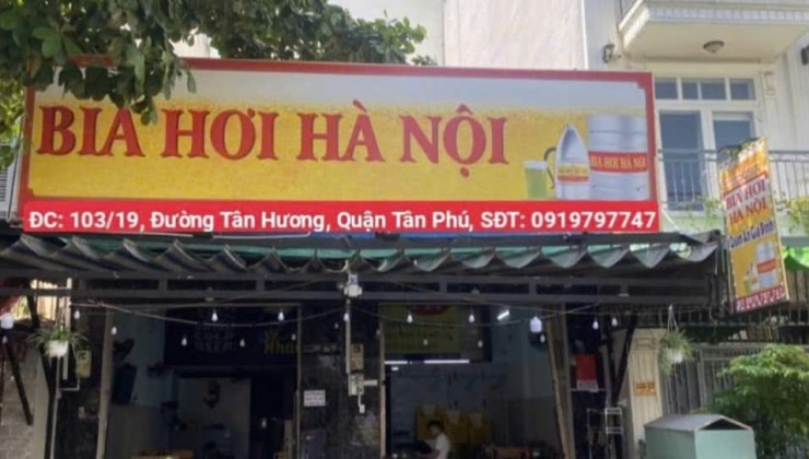 CẦN SANG GẤP QUÁN NHẬU BIA HƠI HÀ NỘI TÂN PHÚ, TPHCM