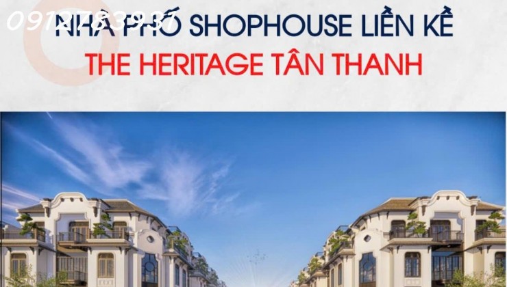 Chính thức nhận booking dự an HERITAGE thị trấn Tân Thanh trung tâm hành chính huyện Thanh Liêm,tỉnh Hà Nam