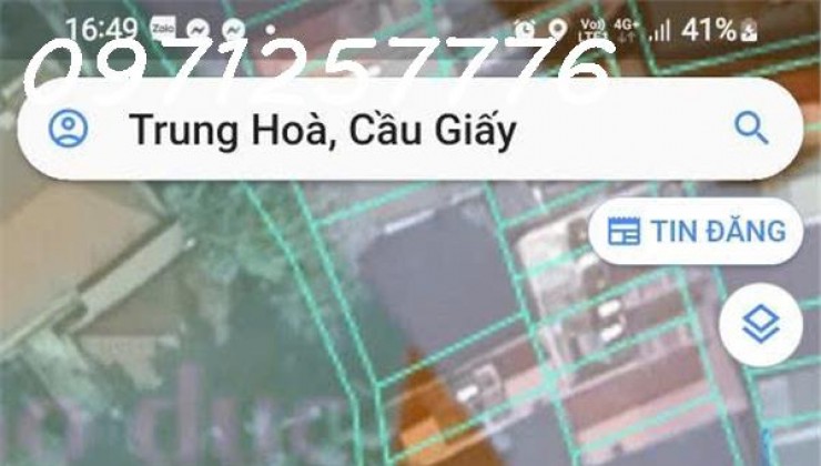 TRUNG HOÀ-CẦU GIẤY
-dt:64m2-mt5.1m-5 tầng
-lô góc kinh doanh- văn phòng
-tiện ích ngậm tràn 
CAM KÊT NHÀ THẬT, ẢNH THẬT 