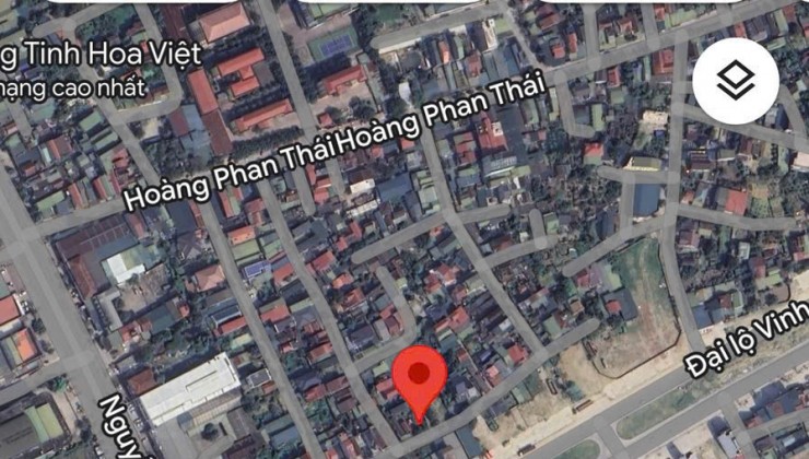 Bán lô gần 270m2, lối 2 đường 72m (đối diện VinFast), Nghi Phú, TP Vinh