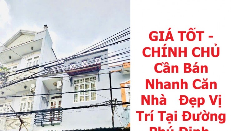 GIÁ TỐT - CHÍNH CHỦ Cần Bán Nhanh Căn Nhà   Đẹp Vị Trí Tại Quận 8, TP HCM