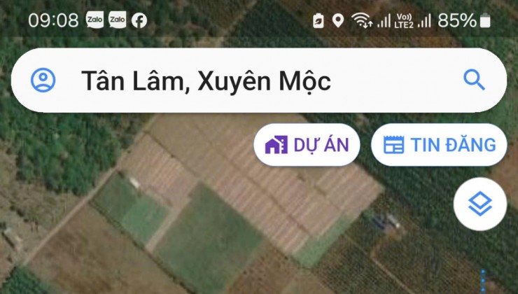 Chủ bán 2ha,266m mặt tiền nhựa tân lâm xuyên mộc có sẳn 2 nhà c4