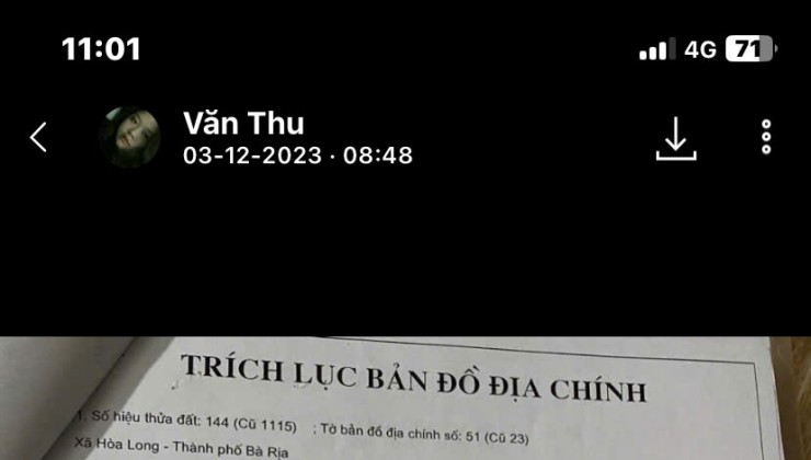 Chính chủ cần bán đất nền dự án Lan Anh 2, Thành phồ Bà Rịa