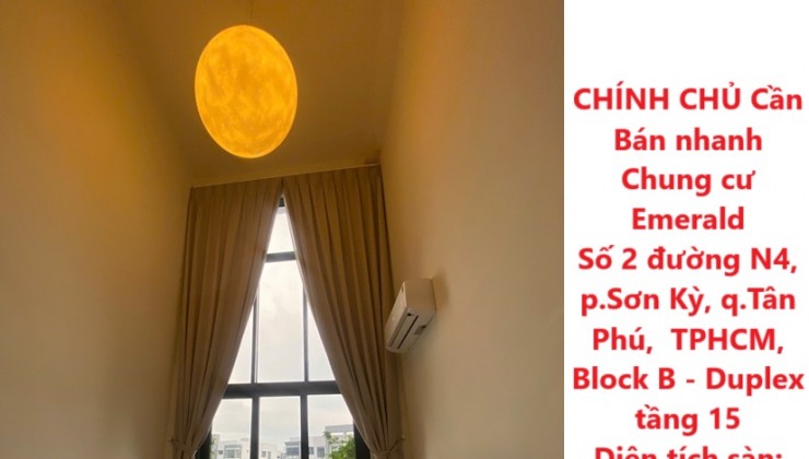 CHÍNH CHỦ Cần Bán nhanh căn chung cư view đẹp tại quận Tân Phú, TPHCM