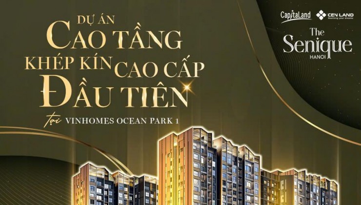 LÝ DO SENIQUE CAPITAL LAND  TRONG QKDT OCEAN PARK XỨNG ĐÁNG LÀ SẢN PHẨM ĐỂ Ở VÀ ĐẦU TƯ