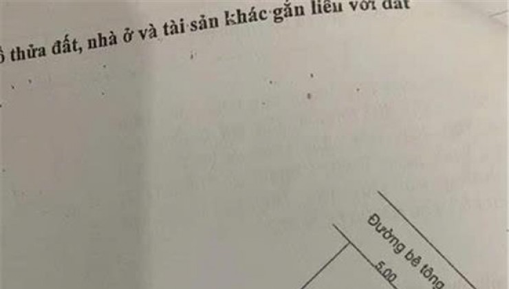 Chính Chủ Bán Lô Đất Phường Hòa Thọ Đông - Quận Cẩm Lệ - TP Đà Nẵng