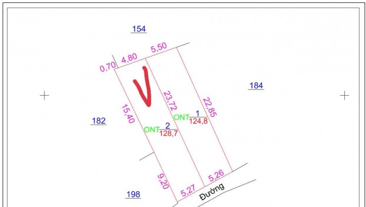 128.7m full thổ, Tân Tiến, Văn Giang, mt 5.2m, hậu 5.5m, ô tô vào, gần Vin, 1x tr/m