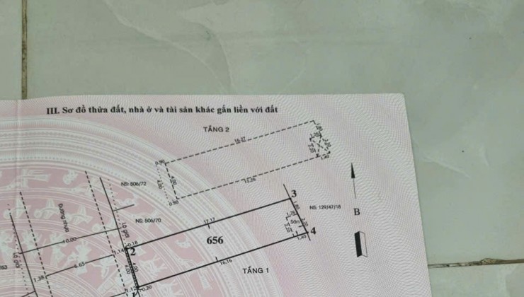 Bán Nhà (4x18) Mặt Tiền Chợ Trần Quang Cơ , P. Hiệp Thành, Q12 giá tốt 7.2T