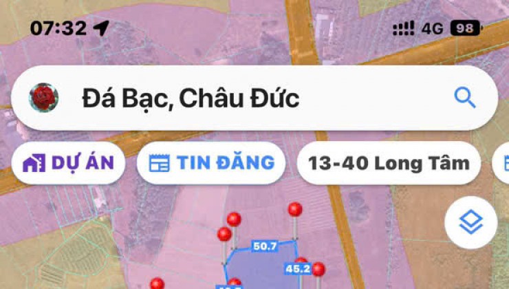 6mẫu4 đá bạc chủ chốt hạ giá tiếp còn 55tỷ