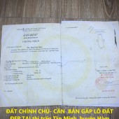 ĐẤT CHÍNH CHỦ- CẦN  BÁN GẤP LÔ ĐẤT ĐẸP TẠI thị trấn Tân Minh, huyện Hàm Tân,tỉnh Bình Thuận.