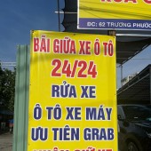 Bãi giữ xe rửa xe 