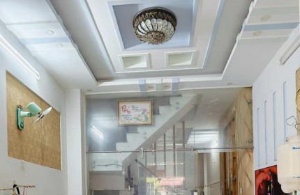 Nhà Điện Biên Phủ, P.15, 66m2,ngang 4m, 2 tầng, HXH thông