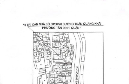 BÁN NHÀ MẶT TIỀN TẠI Đường Hoàng Sa, Phường Tân Định, Quận 1, Tp Hồ Chí Minh, Giá là 12.5 tỷ