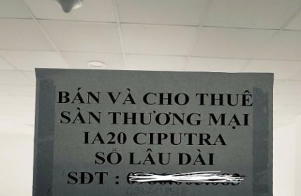 Cho thuê sàn thương mại 80m2 tầng 3 toà A1 IA20 Ciputra