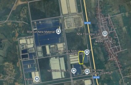 Bán nhanh 8,264m2 đất KCN Hòa Phú, Bắc Giang. Pháp lý chuẩn. giá hợp lý. Lh:0904917919