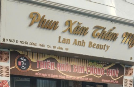 CHO THUÊ MẶT BẰNG KINH DOANH TẦNG 1 TẠI PHÚC XÁ, BA ĐÌNH, HÀ NỘI