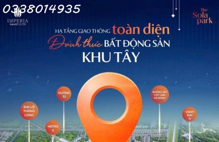 CHÍNH THỨC BOOKING 2 TOÀ CUỐI CÙNG G5 - G6 SOLA PARK TÂY MỖ, NAM TỪ LIÊM, HÀ NỘI