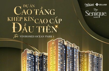 LÝ DO SENIQUE CAPITAL LAND  TRONG QKDT OCEAN PARK XỨNG ĐÁNG LÀ SẢN PHẨM ĐỂ Ở VÀ ĐẦU TƯ