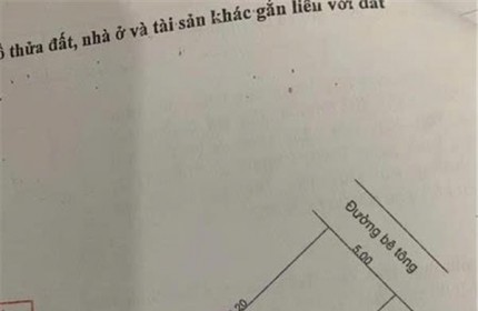 Chính Chủ Bán Lô Đất Phường Hòa Thọ Đông - Quận Cẩm Lệ - TP Đà Nẵng