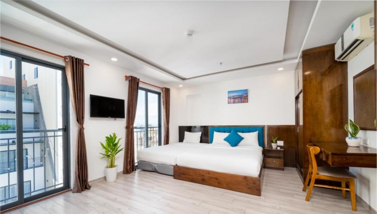 TOÀ HOTEL & APARTMENT CAO CẤP LÔ GÓC 2 MT -KHU PHỐ TÂY AN THƯỢNG –BIỂN MÝ KHÊ GIÁ RẺ.