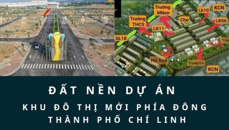 LÔ GÓC & ÁP GÓC con đường song 36 MÉT - KĐT THÀNH ĐÔNG CHÍ LINH LH : 0963776792