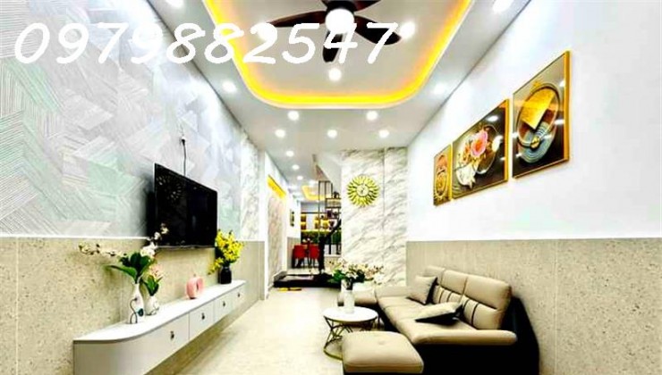 Bán nhà 4 tầng, 46m², 4PN, 4WC, Gò Vấp, 5.3 tỷ Ngay KV Bùi Quang Là - Huỳnh Văn Nghệ