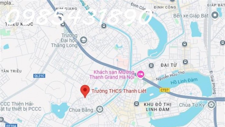 CỰC RẺ, Bán NHÀ MẶT PHỐ THANH LIỆT 225m2 Giá chỉ hơn 9 đồng, gần sát công viên Chu Văn An