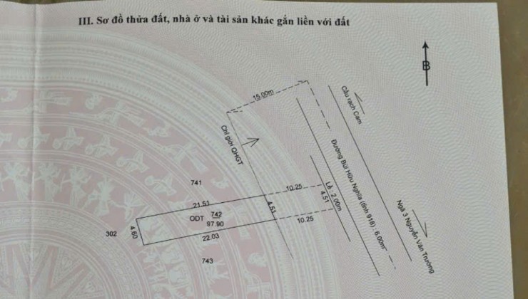 Bán nền thổ cư đẹp mặt tiền đường Bùi Hữu Nghĩa ( tỉnh lộ 918 )